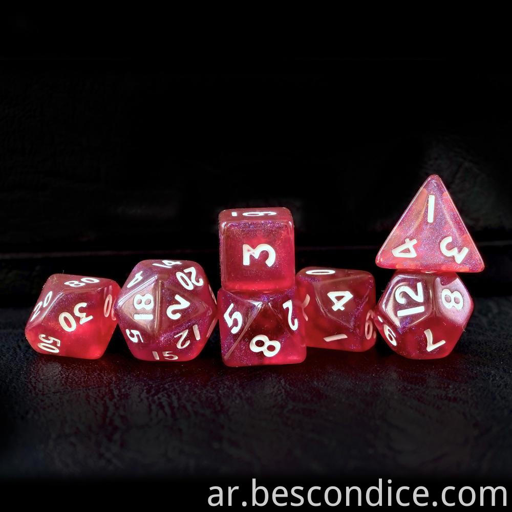 10mm Mini Moonstone Dnd Rpg Dice Set 2